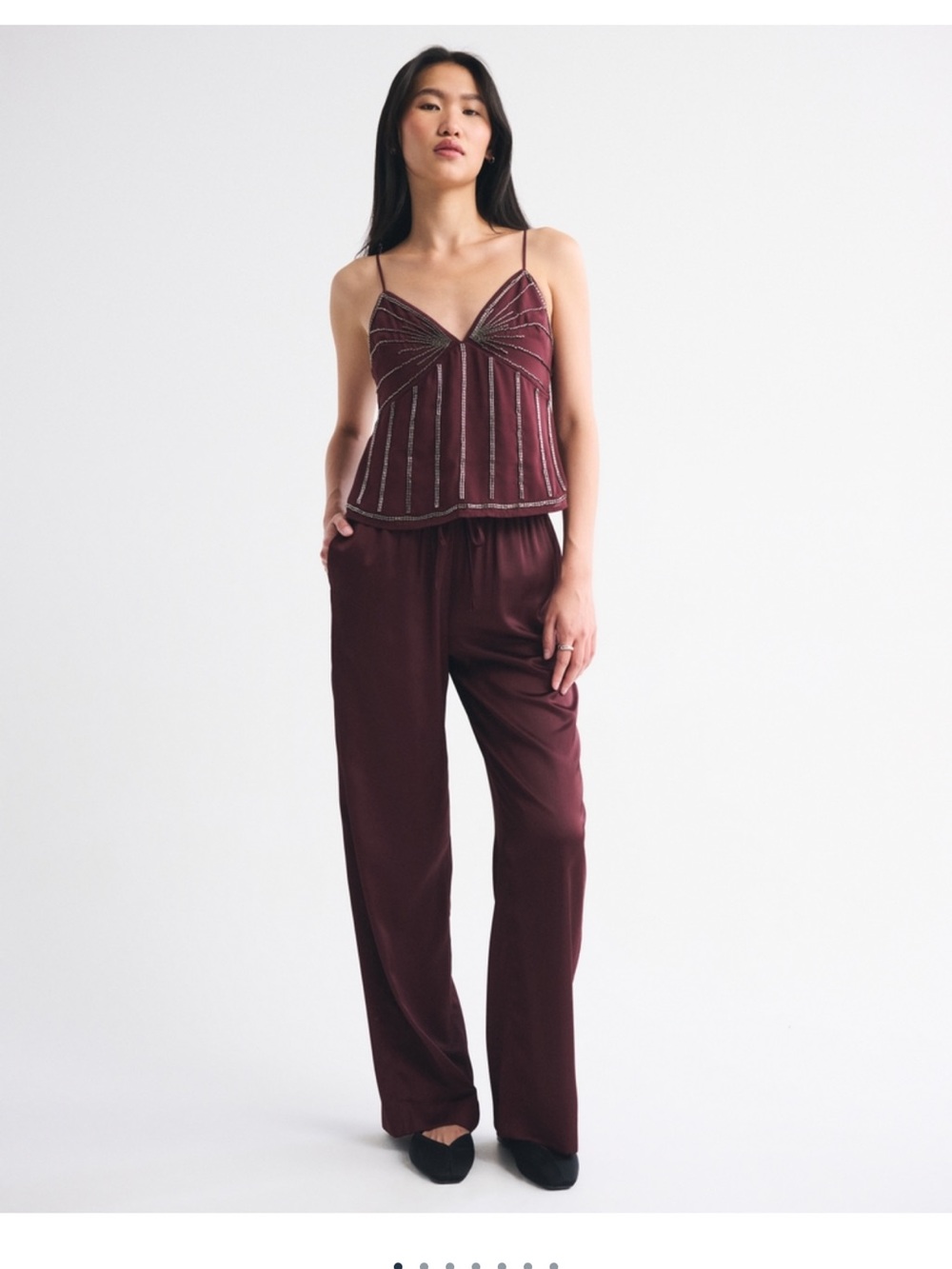 Abercrombie & Fitch Satin Pull-On Pant